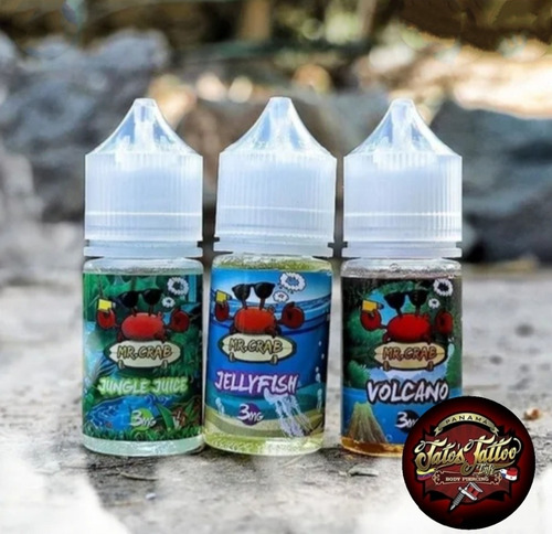 Imagen 2 de 2 de Esencias Mr Crab Para Vaper Mr Crab 30ml Sellada Original