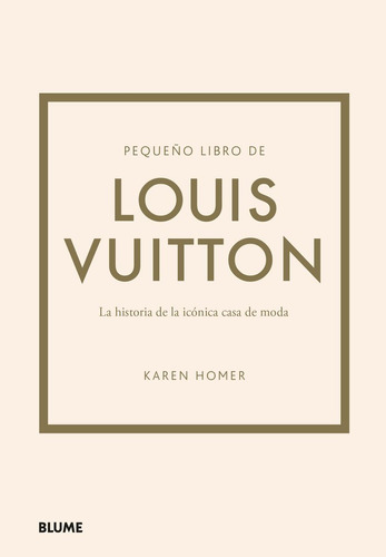 Libro Pequeã¿o Libro De Louis Vuitton - Homer, Karen