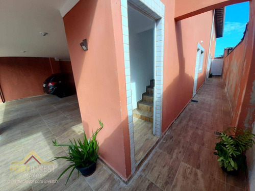 Imagem 4 de 21 de Linda Casa De Condomínio, Sobreposta Com Ampla Sacada Por R$ 210.000,00 - Aceita Financiamento No Maracanã Em Praia Grande. - Ca0880