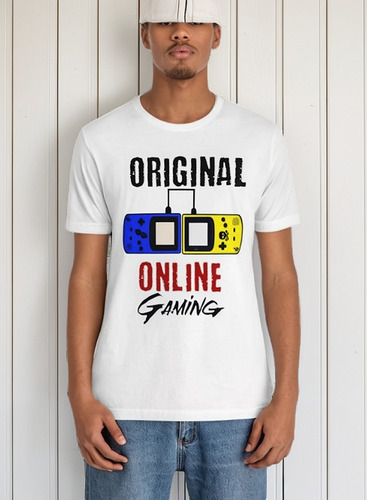 Polera Unisex Gamer Game Original Online Algodon Estampado