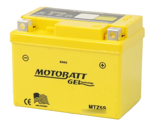 Bateria Motobatt Gel 12v 4.2 Ah Mtz5s Yb4l-a Ytx4l-bs