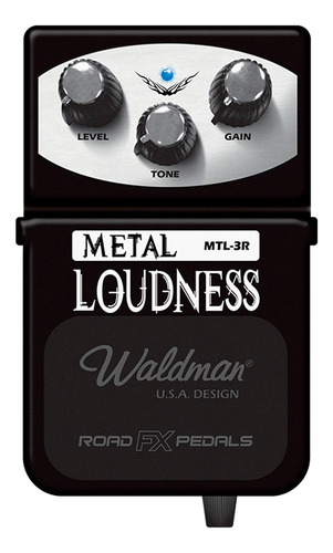 Pedal De Efeito Guitarra Waldman Mtl3r Metal Loudness + Nf