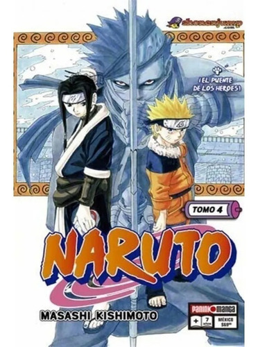 Naruto Tomo #4 - Panini Manga - Nuevo