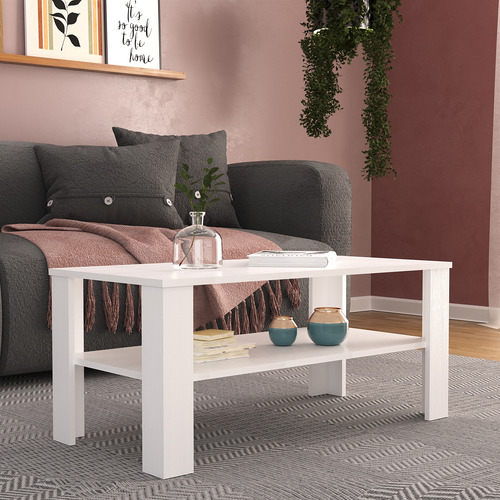 Mesa Ratona Estante Auxiliar Mesita De Centro Living Lateral