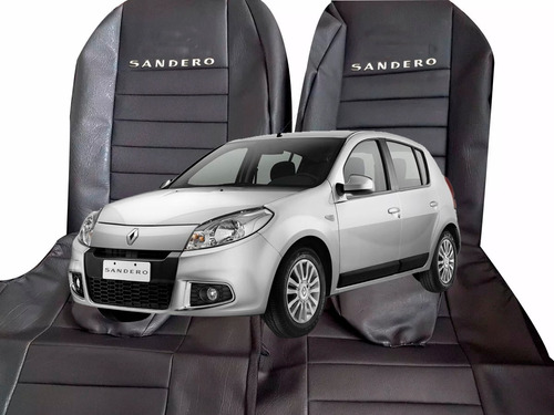 Funda Cubre Asiento Cuerina P/ Renault Sandero 08/15 A Medid