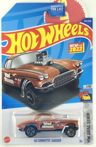 Hot Wheels # 7/10 - '62 Corvette Gasser - 1/64 - Hct12