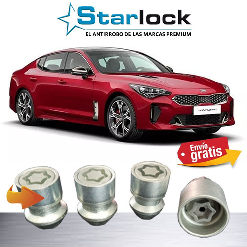 Starlock Kia Stinger Tuercas De Seguridad Envio Gratis