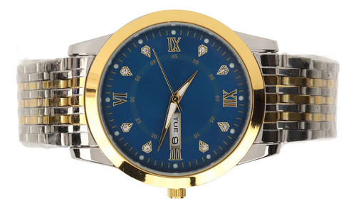 Reloj Day Date Para Hombre, De Cuarzo, Impermeable, Casual,