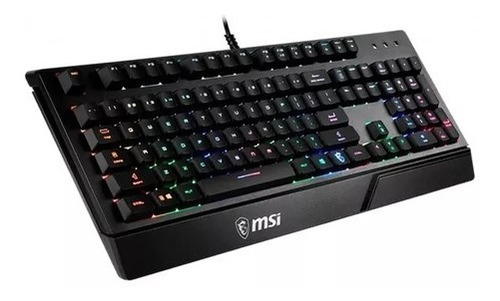 Teclado Gaming Mis Vigor Gk20 Us Arco Iris Ultrafino Rgb