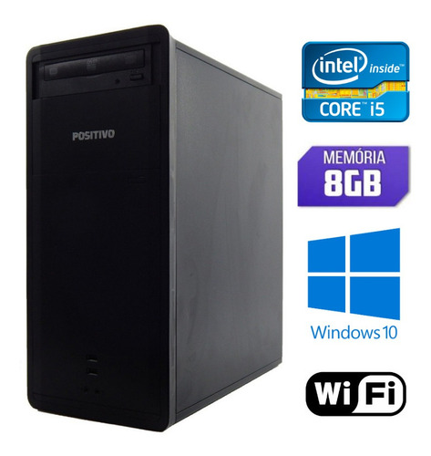 Computador I5 Ram 8gb Windows 10 + Wifi Brinde 