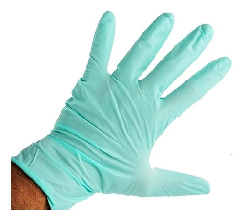 Guantes De Nitrilo Verde Novedad Mediglove 100u Odontología