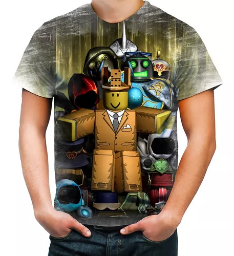 Camiseta personalizada infantil feminina masculina Roblox games