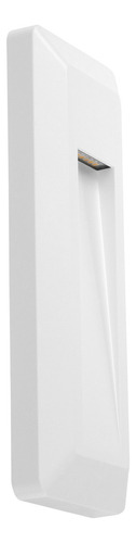 Lámpara De Cortesía Led Para Escalera Exterior 1.2w Illux Ml-7401 Color Blanco