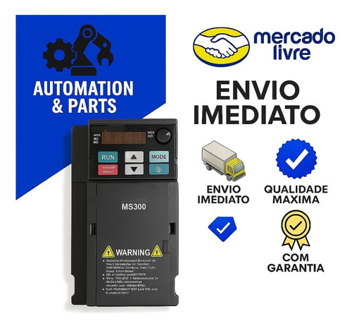 Inversor De Frequência Delta Vfd5a5ms43a 3hp 380v