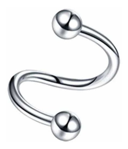 Piercing Espiral Twist / Acero Quirúrgico