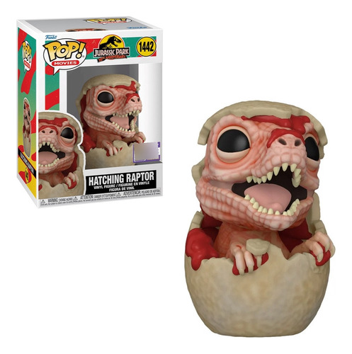 Funko Pop Jurassic Park 30th Hatching Raptor Sdcc 2023