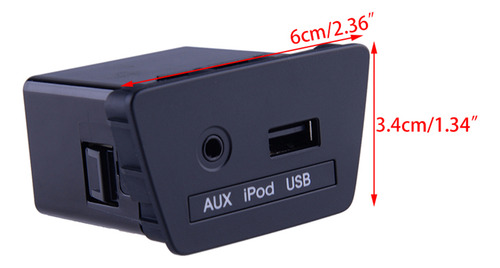 . Adaptador De Áudio Jask Assy Para Carro Aux Usb Para