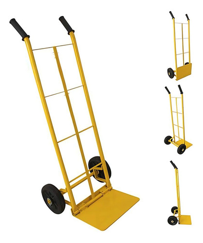 Carrinho Armazém Para Carga 200 Kg Pneu Maciço A-200ev Evald