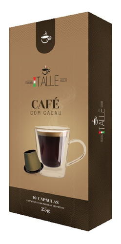 Cacau Compativel Mquina Nespresso Zero Açúcar Café Italle