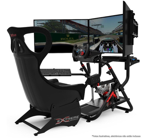 Suporte Cockpit Volante Simulador Logitechg29/fanatec/sxtv2