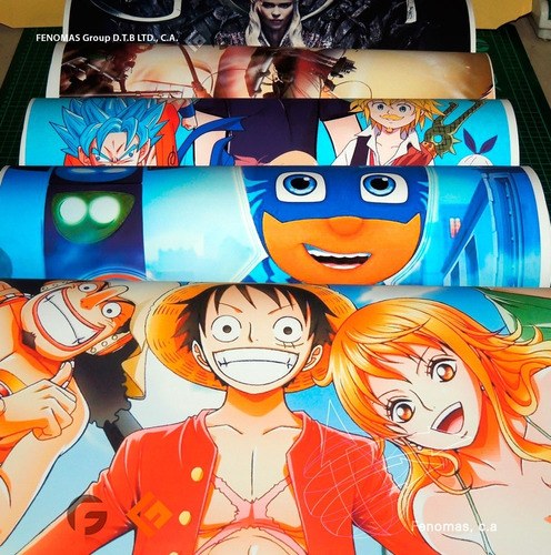 Póster Pop Art Comics Anime Fondos Banner Fotográfico Vinil
