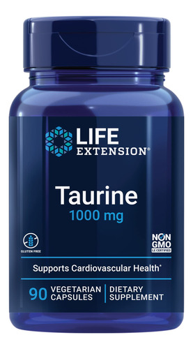 Suplemento De Aminoácidos Taurina Life Extension Para La Sal