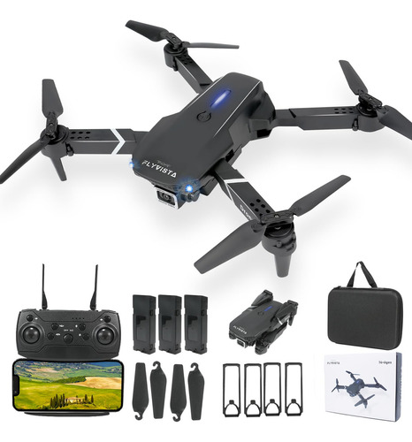 Mini Drone Con Camara Para Adultos Niños, 1080p Wifi Fpv C
