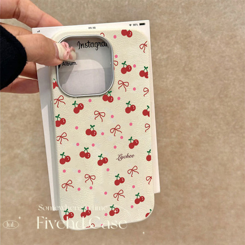 Carcasa De Dibujos Animados Con Lunares En Cerezo Para Redmi A3 14c 13c 12c 9t