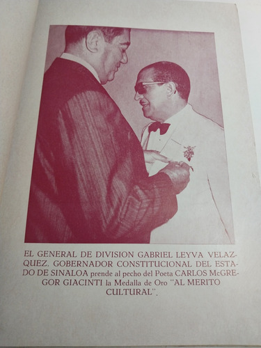 Oda Al Poema De Cuauhtemoc Carlos Mc Gregor Giacinti (Usado)