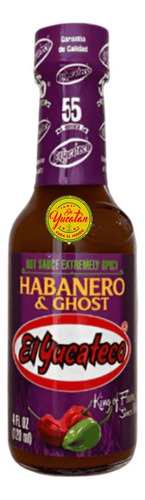 Salsa Ultra Picante Habanero & Ghost De 120ml Yucateco