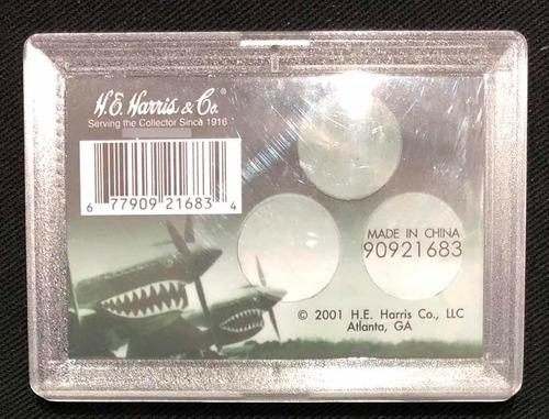 Imagen 3 de 3 de Blister Para Monedas De Centavos Wwii - Eeuu - Epoca Guerra