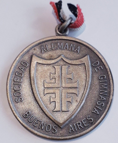 Medalla Sociedad Alemana De Deportes Buenos Aires Polvorines