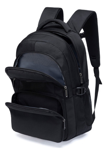 Mochila Guelph Executiva Notebook Viagem Trabalho Reforçada Cor Preto