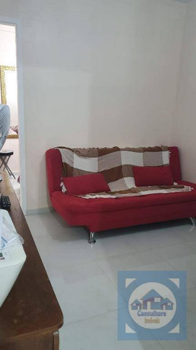 Apartamento Com 1 Dormitório À Venda, 35 M² Por R$ 196.000,00 - José Menino - Santos/sp - Ap5262