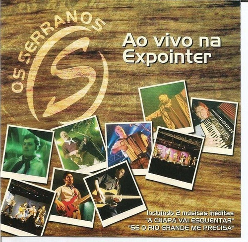 Cd - Os Serranos - Ao Vivo Na Expointer