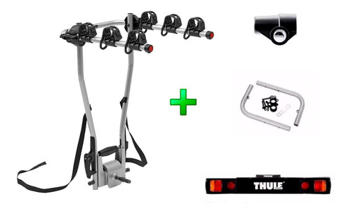 Suporte Para 03 Bicicletas Kit Completo Thule Hangon 972 