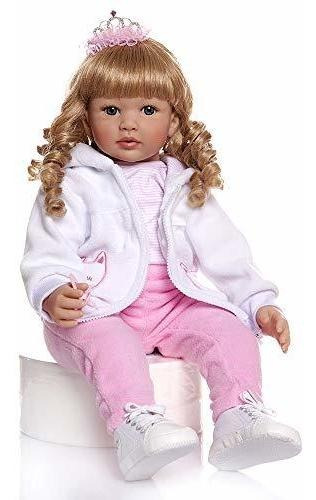 Icradle 24 Pulgadas Reborn Toddlers Girls Realistas Baby Dol