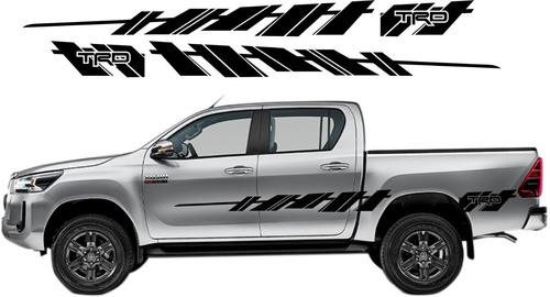 Calca Calcomania Franjas Laterales Trd Abstract Toyota Hilux