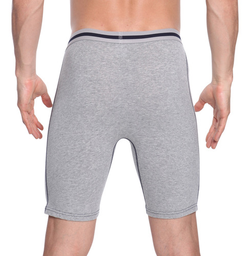 Ropa Interior A Rayas Para Hombre Con Abertura Lateral Y Cal