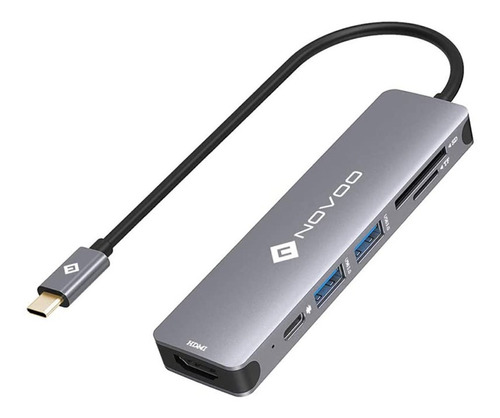 Adaptador Hub Usb C Hdmi Thunderlbolt Novoo