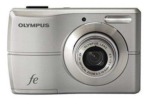 Maquina Câmera Fotográfica Digital Olympus Fe-26 12mp Prata