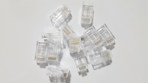 Pack 50 Plug Ez Rj45 Categoria 6 Con 50 Bota Transparente