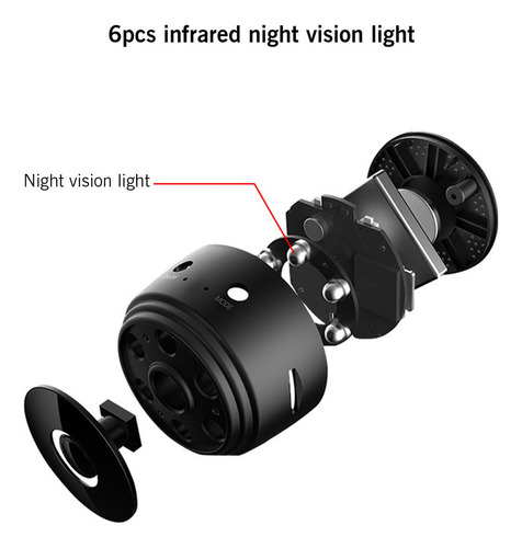 N Mini Cámara Portátil De Alta Definición 1080p Smart Wifi
