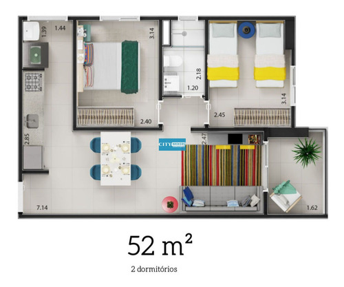 Imagem 2 de 13 de Apartamento Em Jardim Avelino, São Paulo/sp De 41m² 1 Quartos À Venda Por R$ 350.000,00 - Ap2007166-s