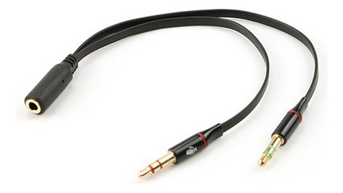 Pack X10 Cable Adaptador 3.5mm Para Audifonos Con Micrófono