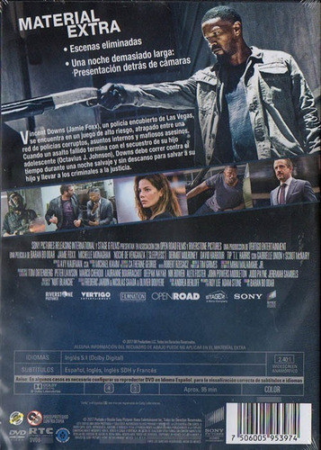 Noche De Venganza Jaime Foxx / Michelle Monaghan Dvd