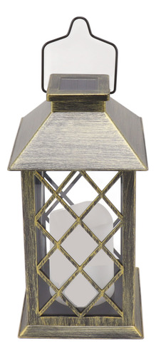 Farol De Bronce, De Red Grande, Para Colgar En El Jardín