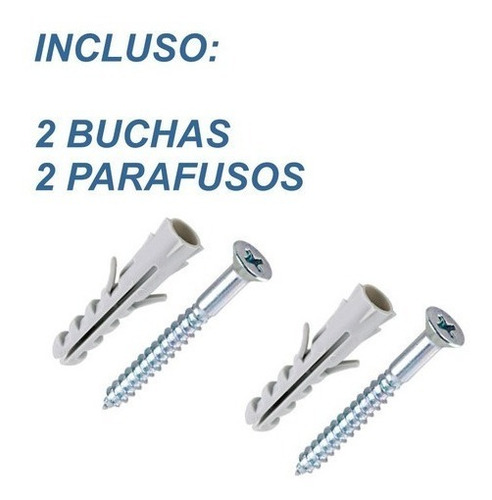 Gancho Suporte Rústico P/ Plantas De Parede 25cm Branco
