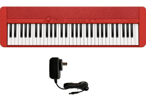 Teclado Sensitivo Casio Ct S1 61 Teclas Rojo Usb