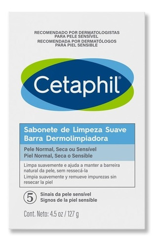 Barra Dermolimpiadora Suave | Cetaphil | 127g